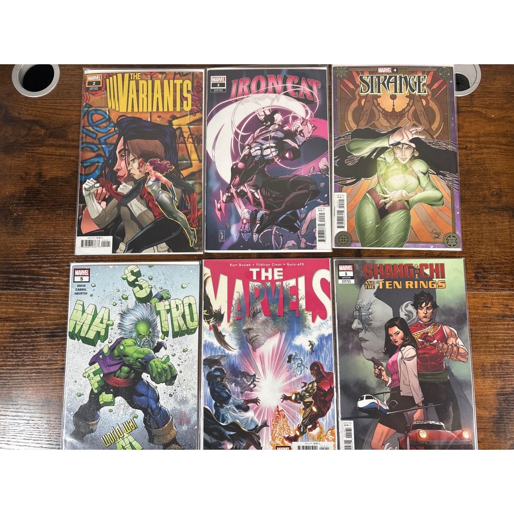 Marvel Comics Variant Cover Lot The Variants Iron Cat Strange Maestro Shang-Chi